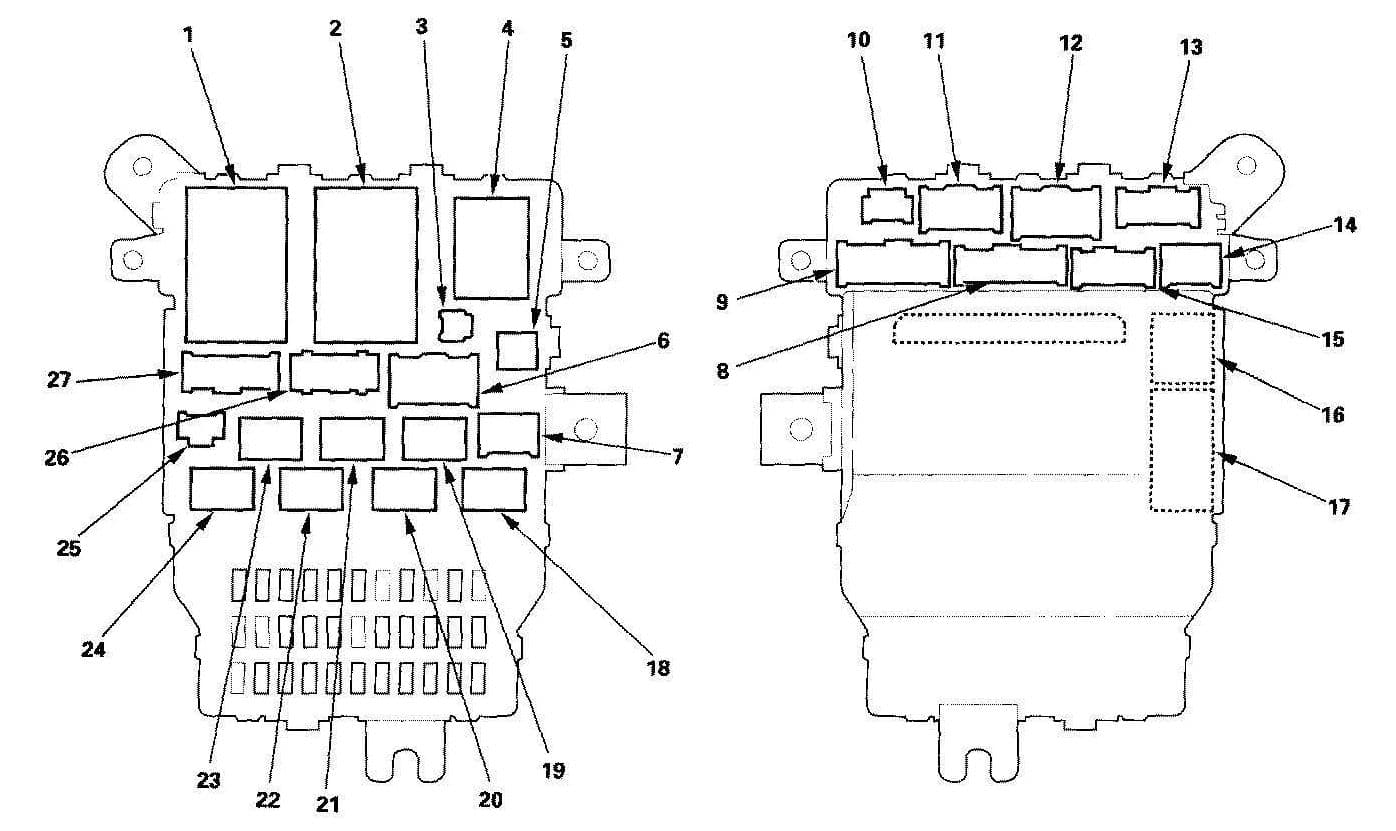 Acura TL (2006) Fuse Box Diagram