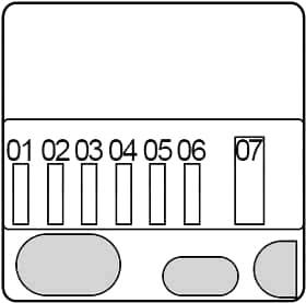 BMW X5 (F15) - fuse box diagram - non replaceable