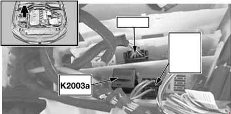 BMW 6-Series (E63 and E64) - fuse box diagram - DDE main relay (K20030a) - M57 TU