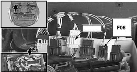 BMW 6-Series (E63 and E64) - fuse box diagram - engine compartment (N52)