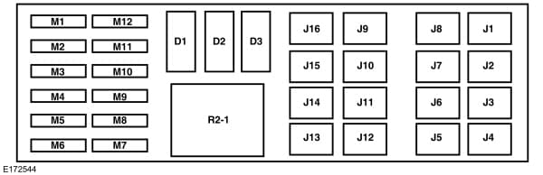 Ford F-series F53 Motorhome Chassis (2015) - UPS power distribution box 2