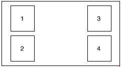 Ford Mustang - fuse box diagram - auxiliary relay box