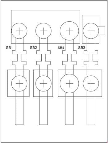 Haval H2 - fuse box diagram - on positive battery terminal