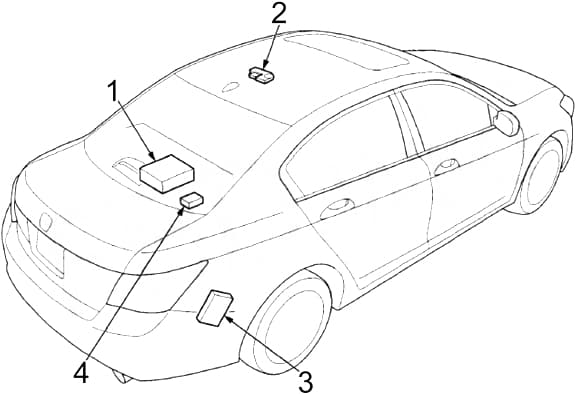 Honda Accord - fuse box diagram