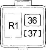 Honda Accord - fuse box diagram - engine compartment relay box no. 1 hybrid