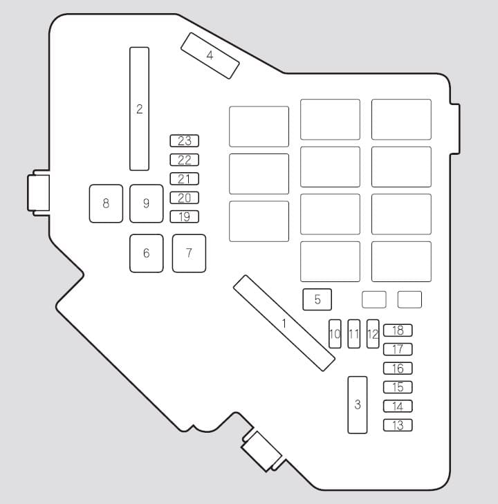 Honda Civic (2009) Fuse Box Diagram