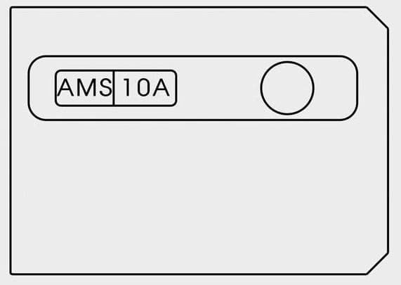 Hyundai Accent - fuse box diagram - engine compartment (ABS