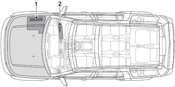 Land Rover Discover - fuse box diagram - location