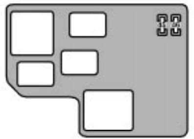 Lexus GS430 - fuse box - engine compartment