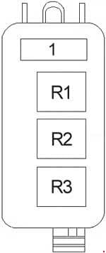 Lincoln Town Car - fuse box diagram - additional relay box