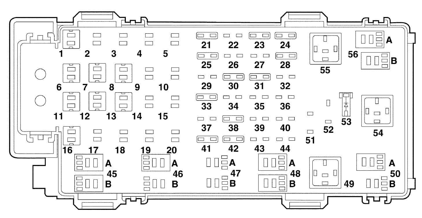 Mazda B2300 - fuse box - engine compartment