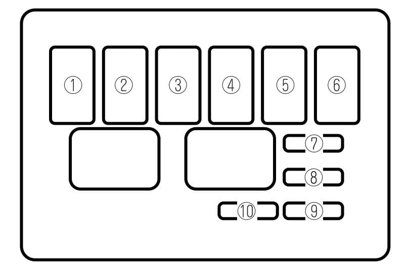 Mazda MX-5 - fuse box - engine compartment