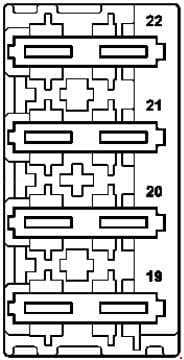 Mercedes-Benz E-Class w212 - fuse box diagram - AdBlue fuse block