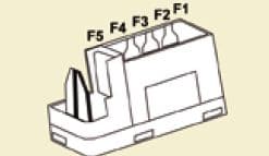 Peugeot Partner mk2 - fuse box - passenger compartment