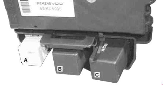 Smart Fortwo - fuse box diagram - relay