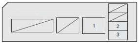 Suzuki SX4 - fuse box diagram - engine compartment (diesel)