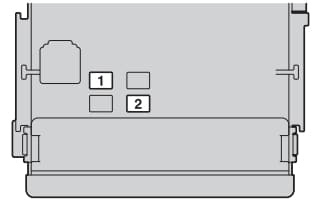 Toyota Auris mk1 - fuse box - passenger compartment type B (hybrid model)