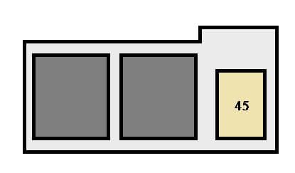 Toyota Camry - fuse box - engine compartment