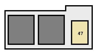 Toyota Camry - fuse box - engine compartment