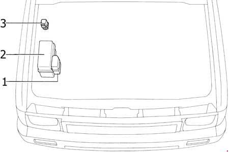 Toyota 4Runner - fuse box diagram - engine compartment (22R-E)