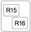 Toyota Corolla - fuse box diagram - engine compartment - B (hatchabk, sedan, wagon)