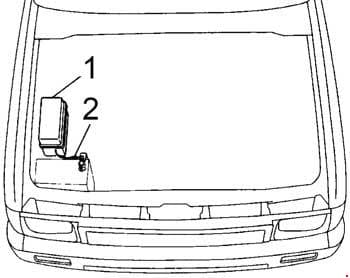 Toyota Hilux - fuse box diagram - engine compartment