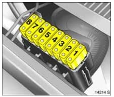 Vauxhall Meriva A - fuse box - engine compartment