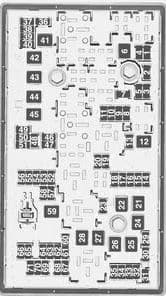 Vauxhall Insignia FL - fuse box - engine compartment