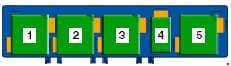 Volkswagen Passat B7 - fuse box diagram -Relay carrier on left under dash panel